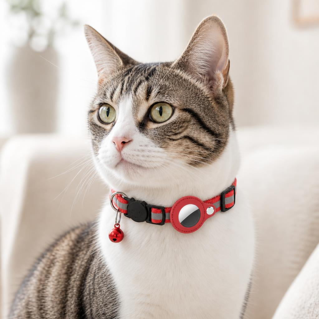 Collar Felinora color Rojo