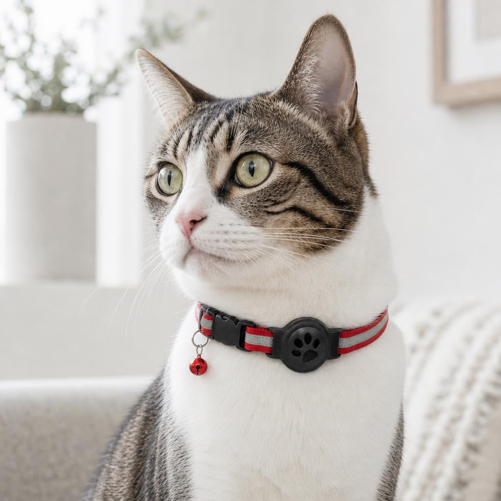 Felinora Halsband Farbe Rot