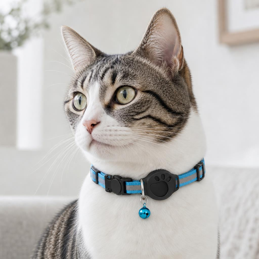 Felinora Halsband Farbe Blau