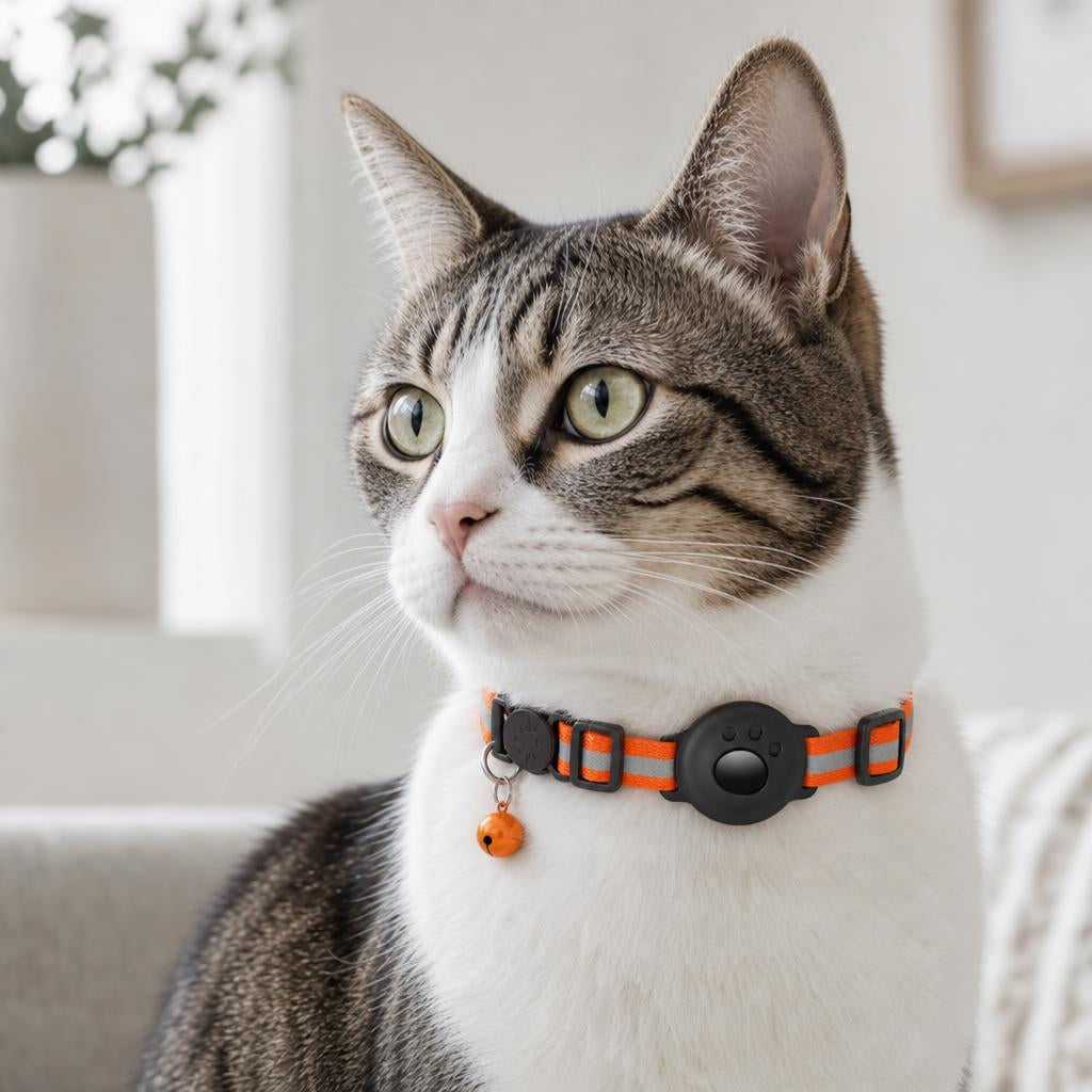 Felinora Halsband Farbe Orange