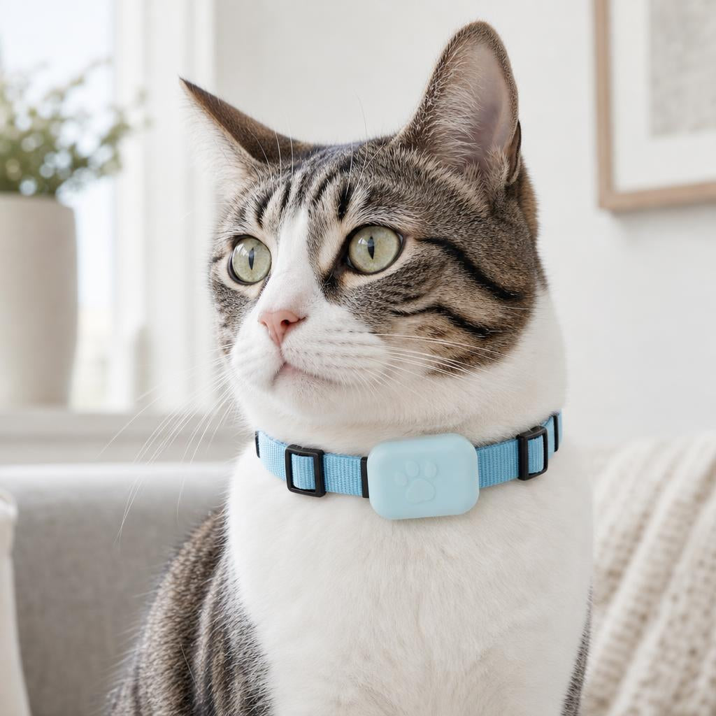 Felinora Halsband Farbe Blau